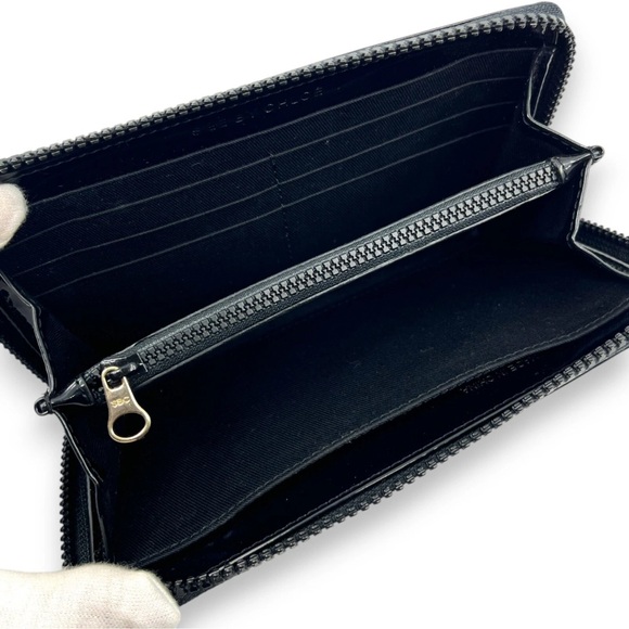 NWT See By Chloe Black Leather Wallet with Zip-Around Closure Full Inclusion - Picture 3 of 16